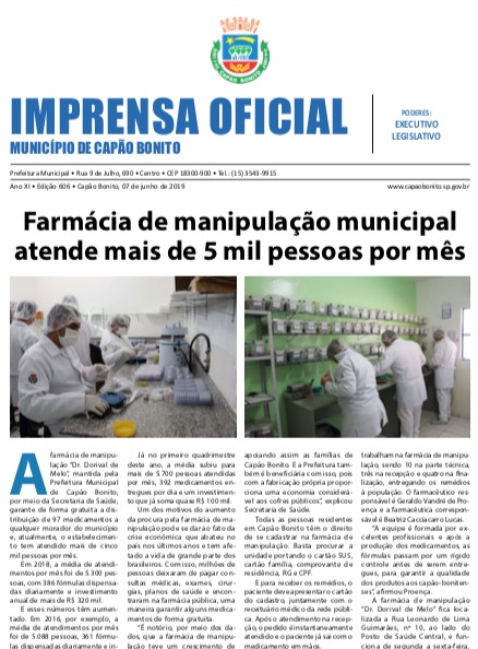 Capa da edição