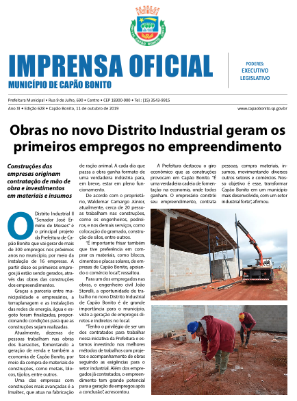 Capa da edição
