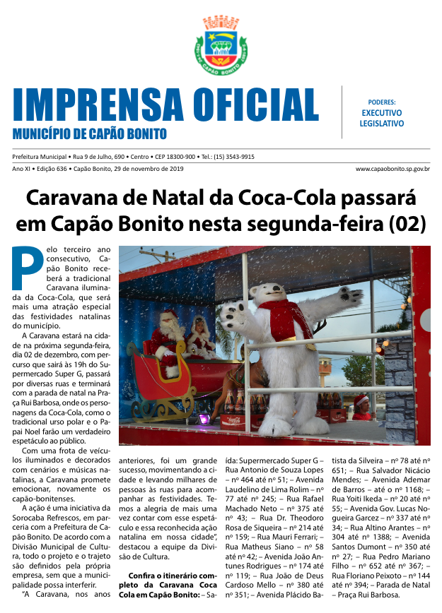 Capa da edição
