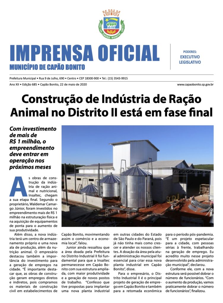 Capa da edição