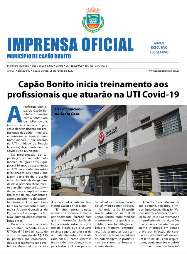 Capa da edição