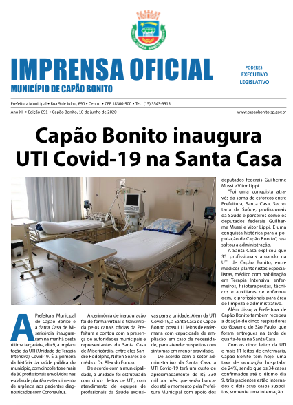 Capa da edição