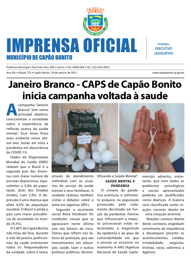 Capa da edição