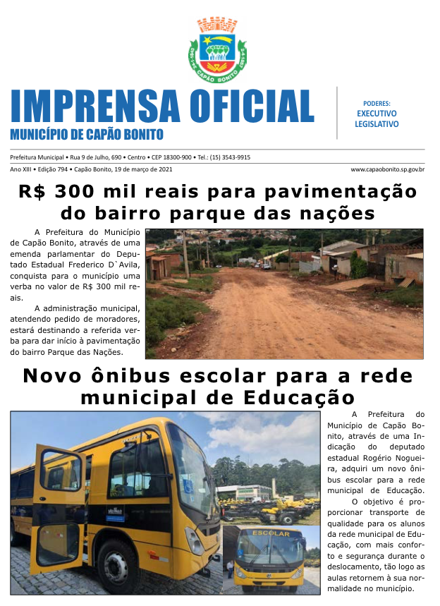 Capa da edição