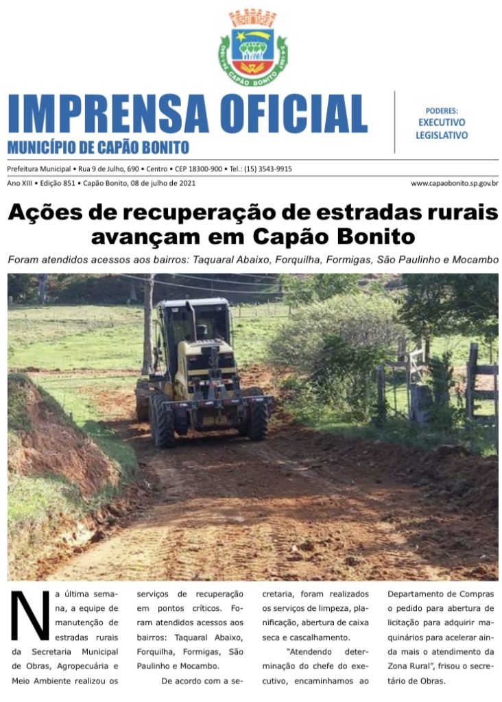 Capa da edição