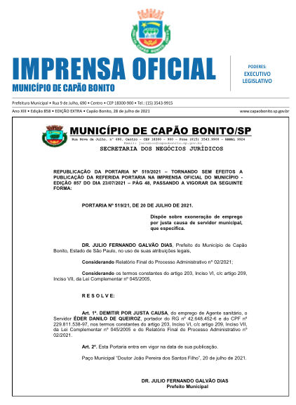 Capa da edição