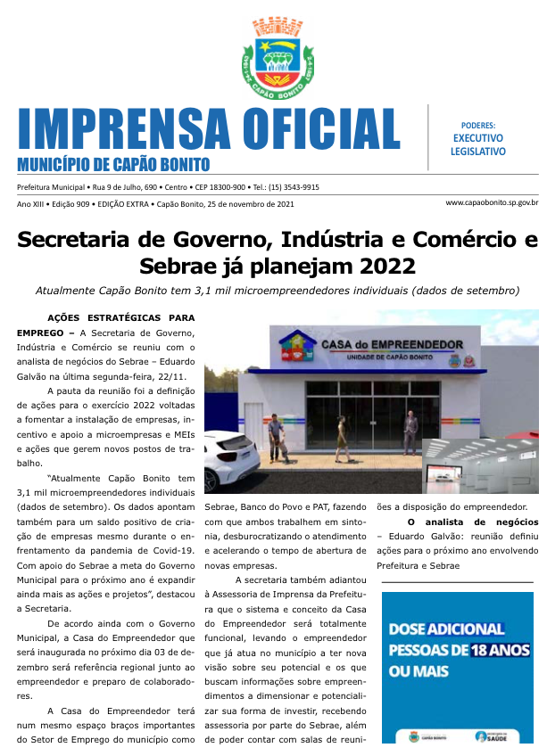 Capa da edição