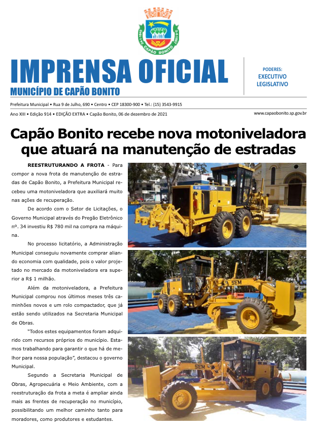 Capa da edição