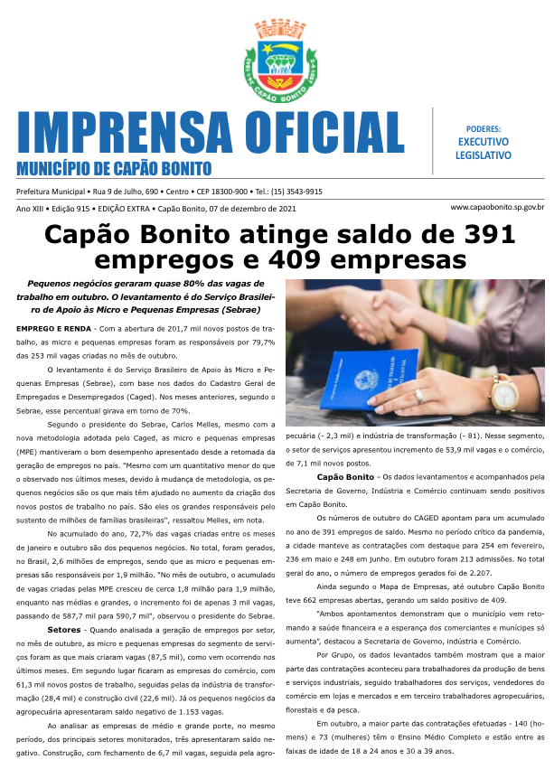 Capa da edição