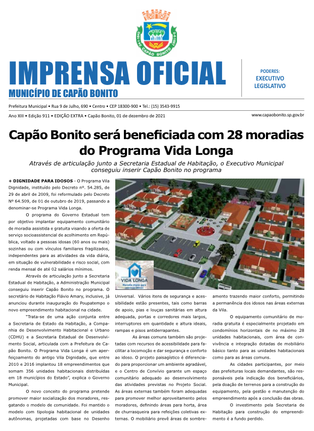 Capa da edição