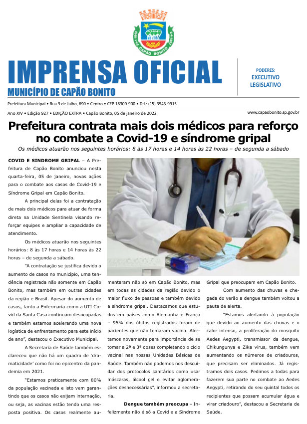 Capa da edição