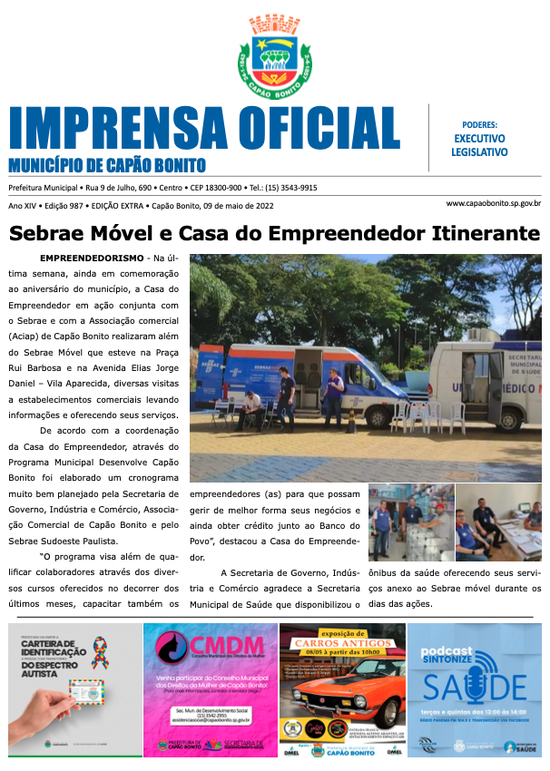Capa da edição