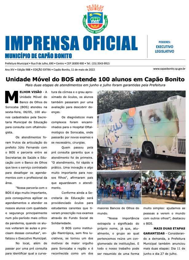 Capa da edição