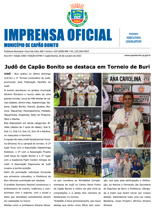 Capa da edição