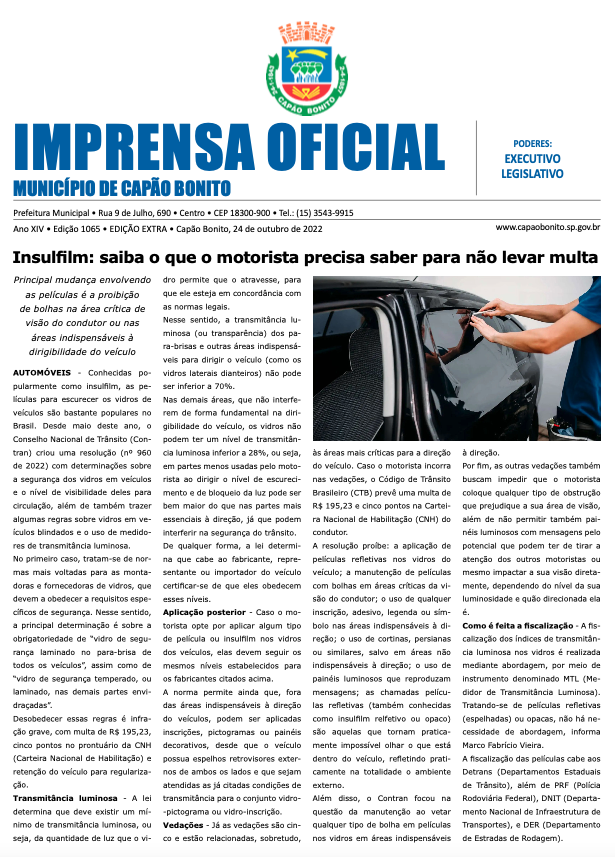 Capa da edição