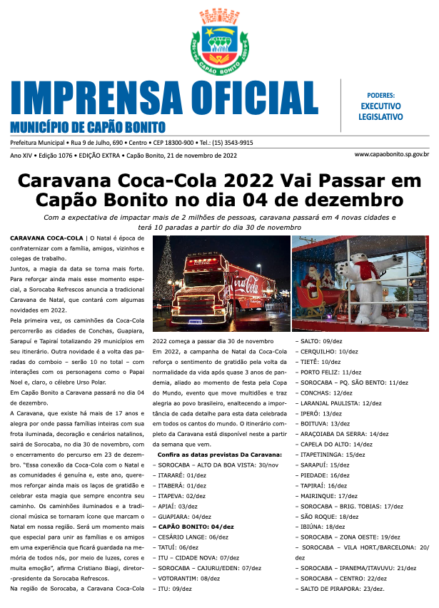 Capa da edição