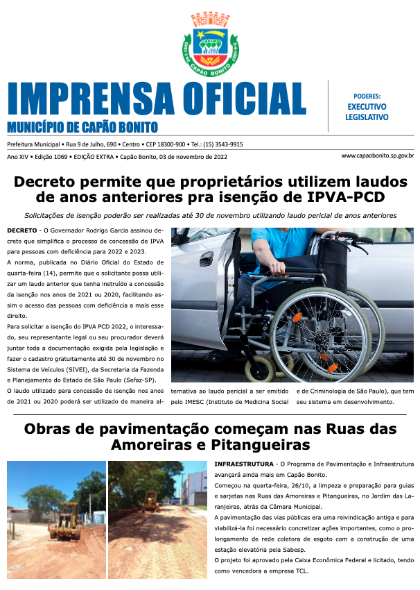 Capa da edição