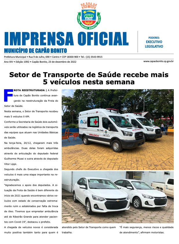 Capa da edição