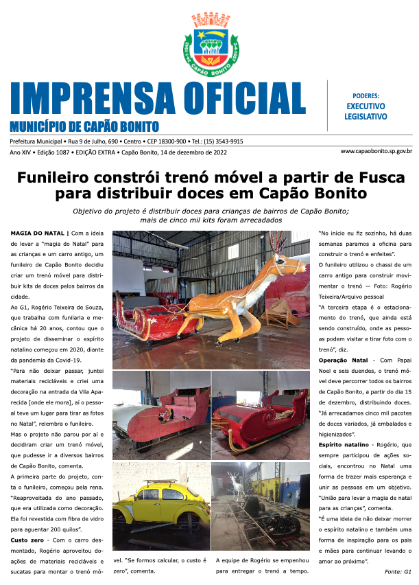 Capa da edição