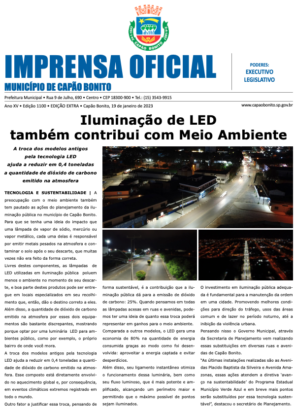 Capa da edição