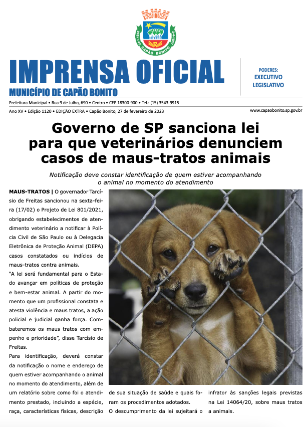 Capa da edição