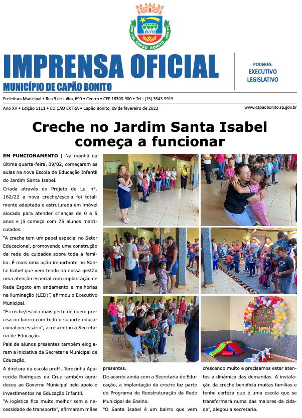 Capa da edição