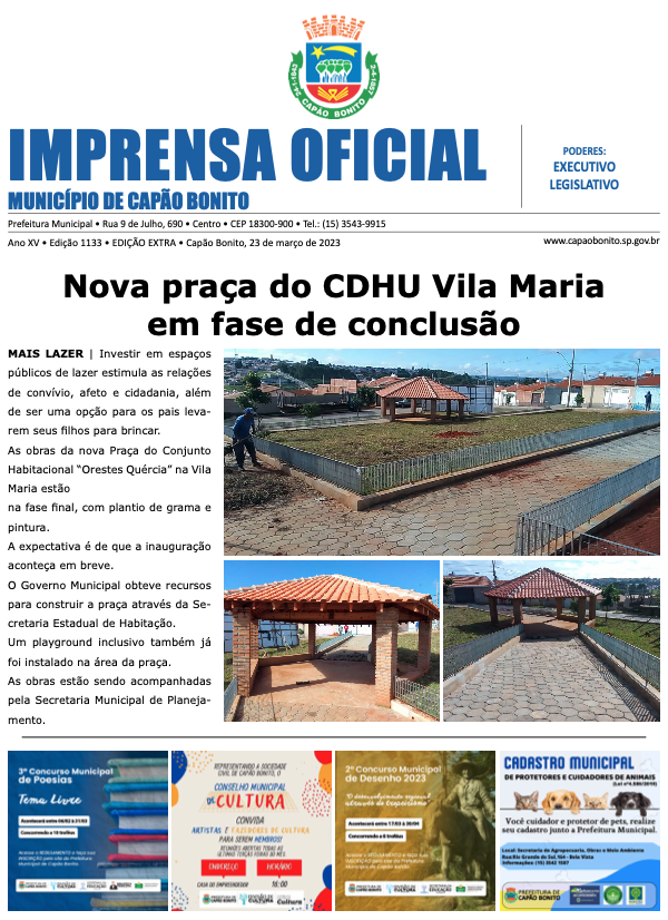 Capa da edição