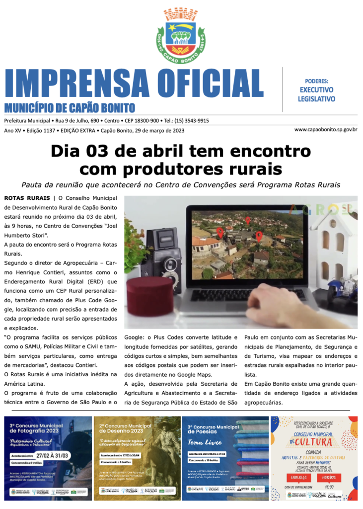 Capa da edição
