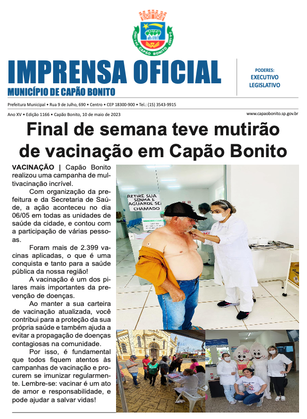 Capa da edição