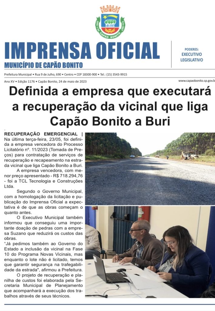 Capa da edição