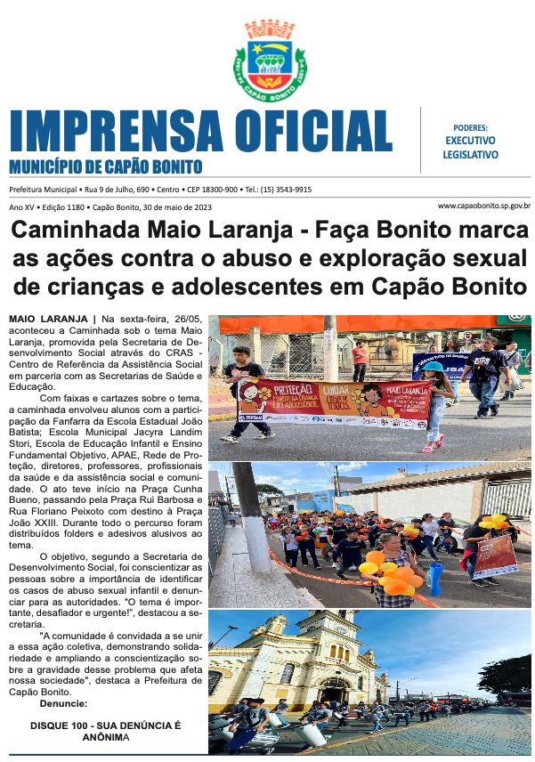Capa da edição