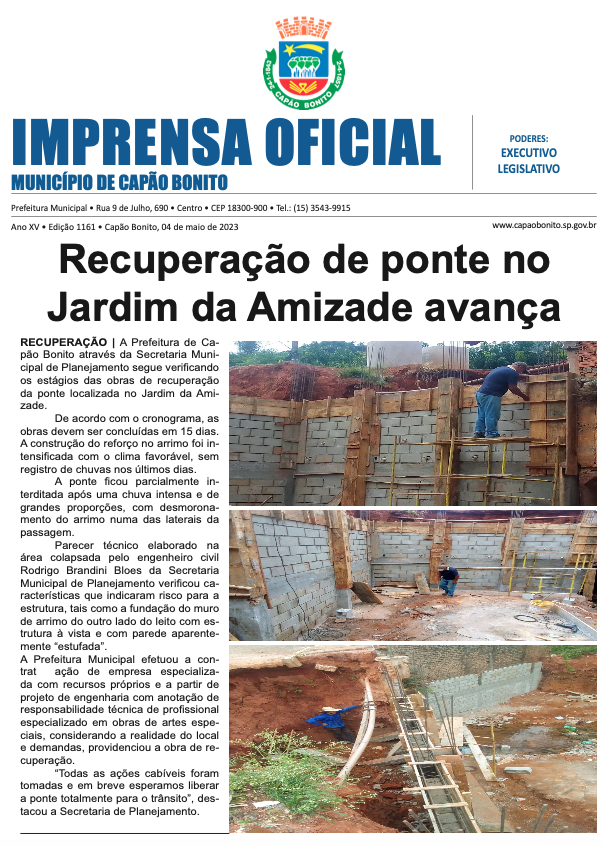 Capa da edição