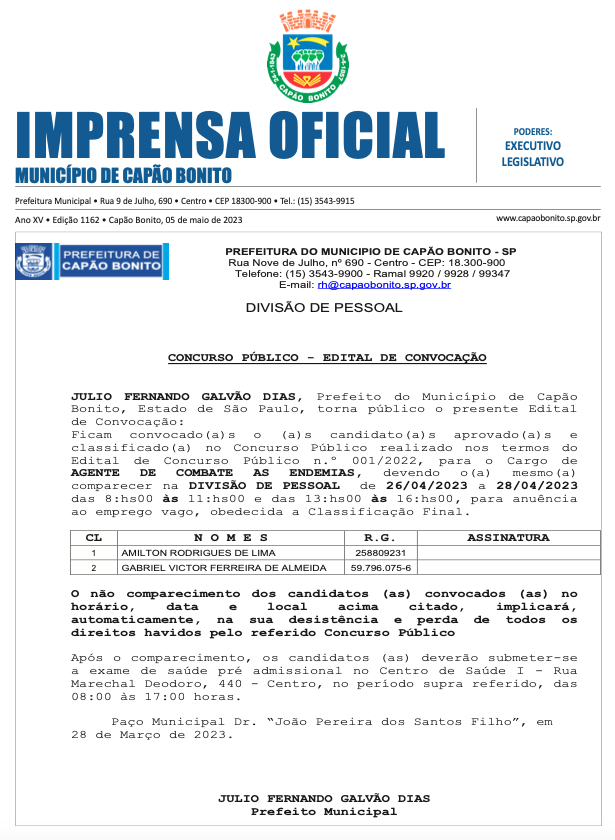 Capa da edição