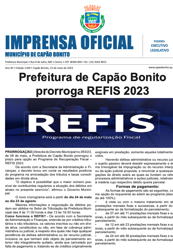 Capa da edição