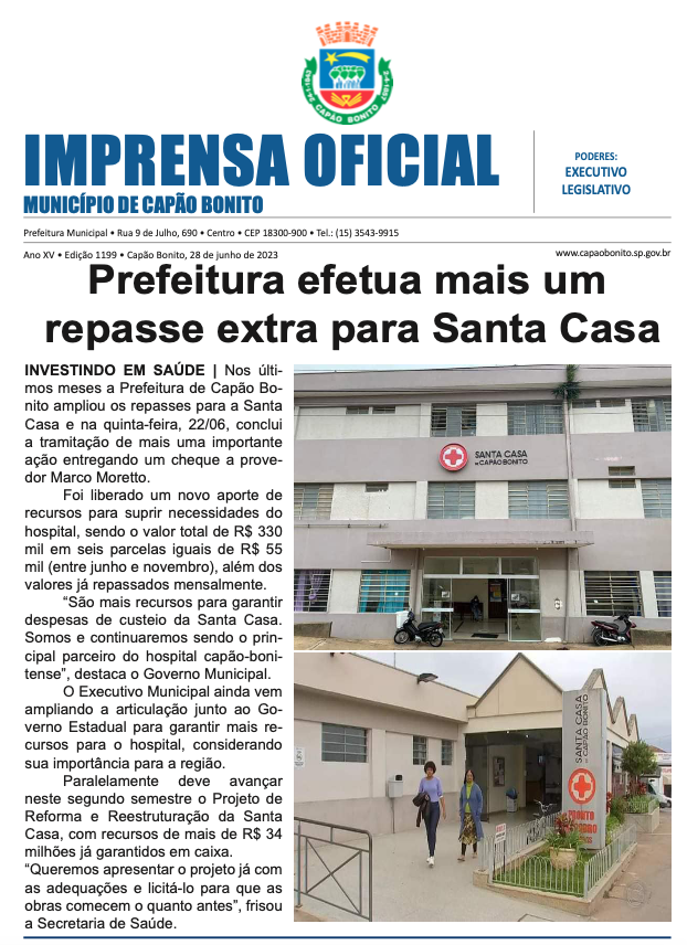 Capa da edição