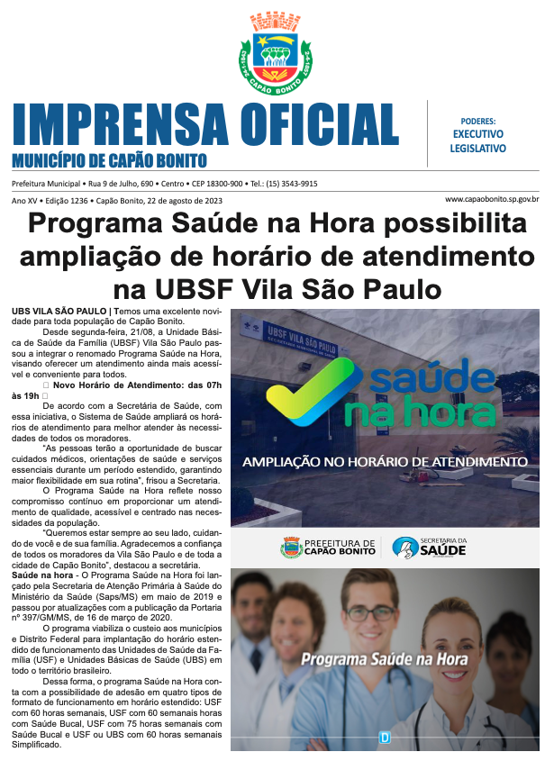 Capa da edição
