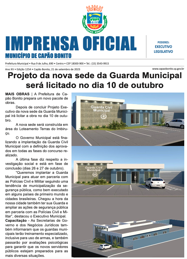 Capa da edição