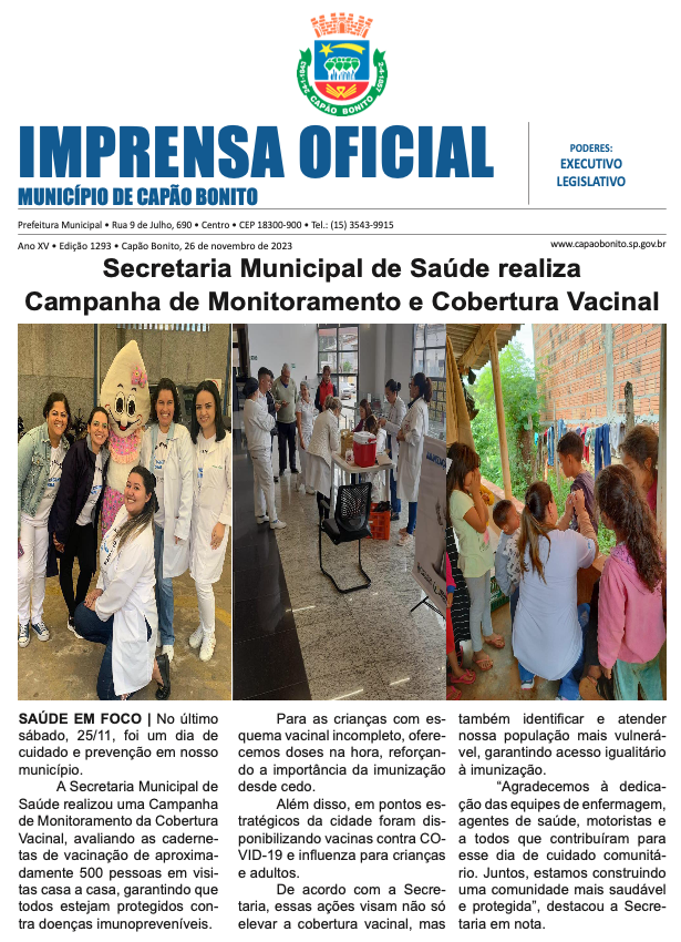 Capa da edição