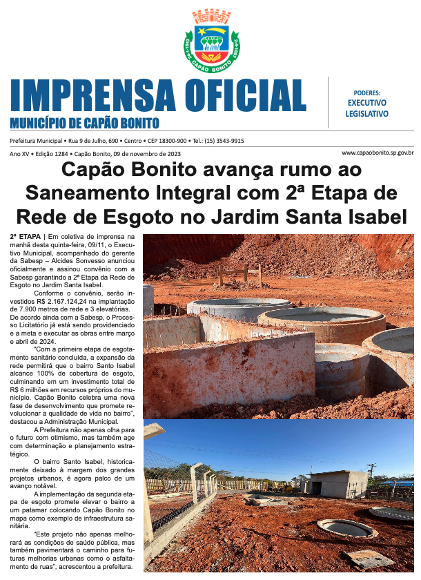 Capa da edição