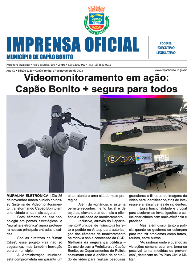 Capa da edição