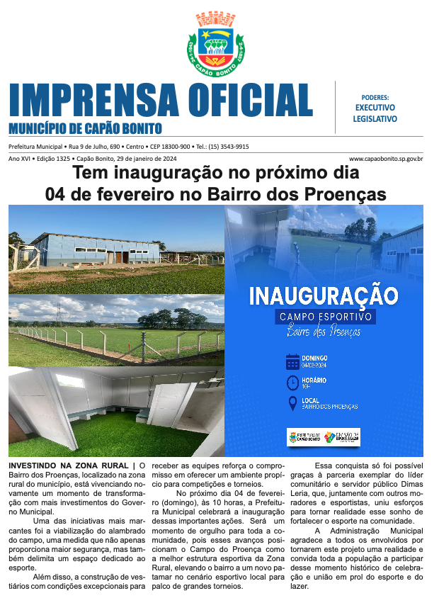 Capa da edição