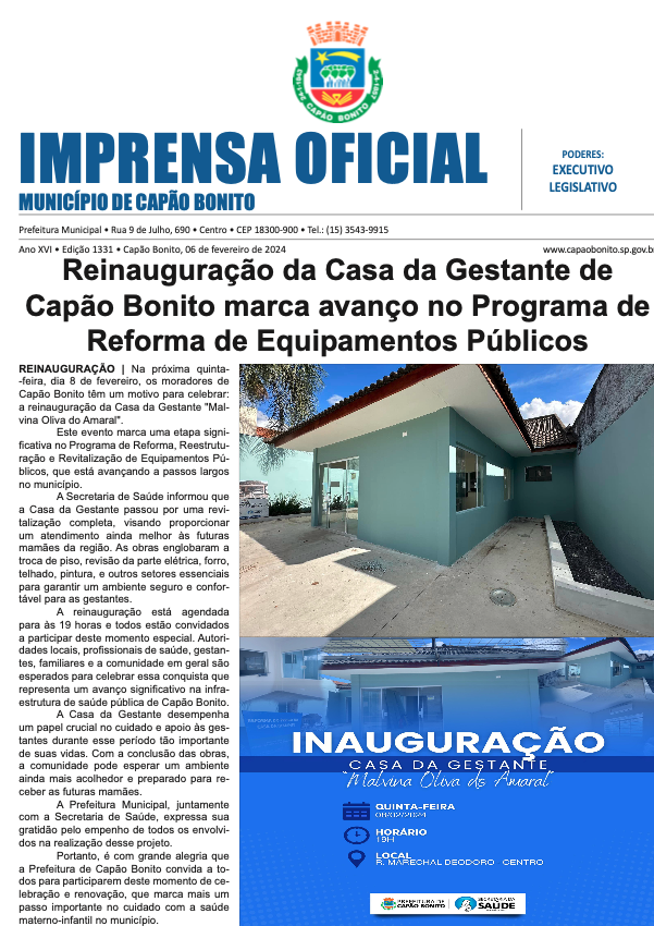 Capa da edição