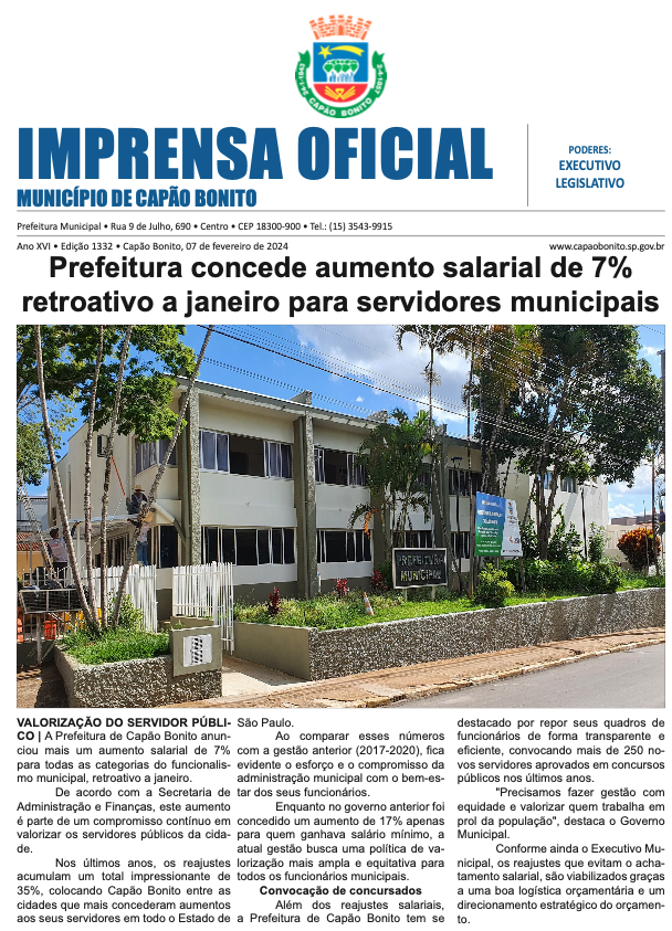 Capa da edição