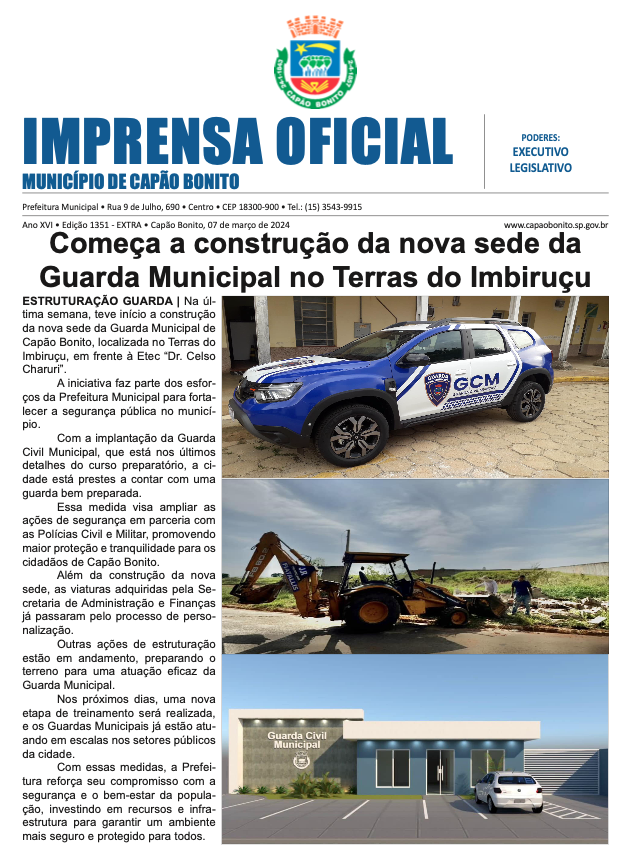 Capa da edição