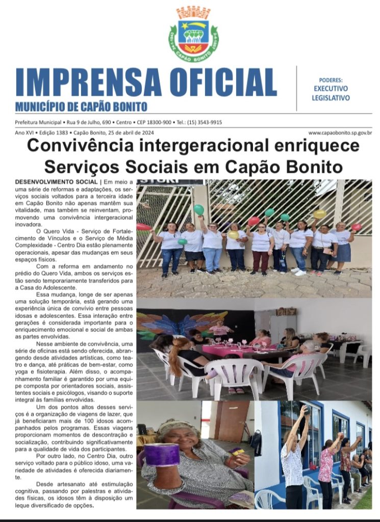 Capa da edição