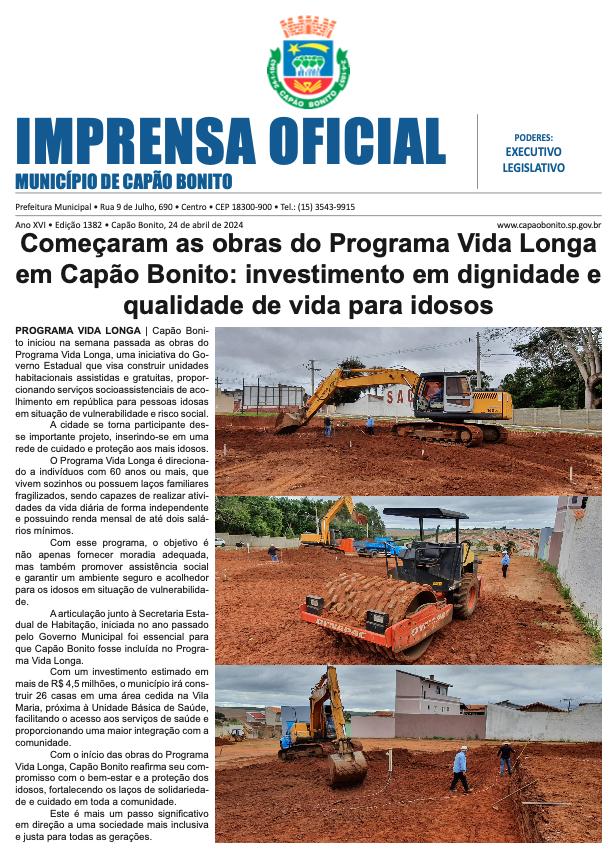 Capa da edição