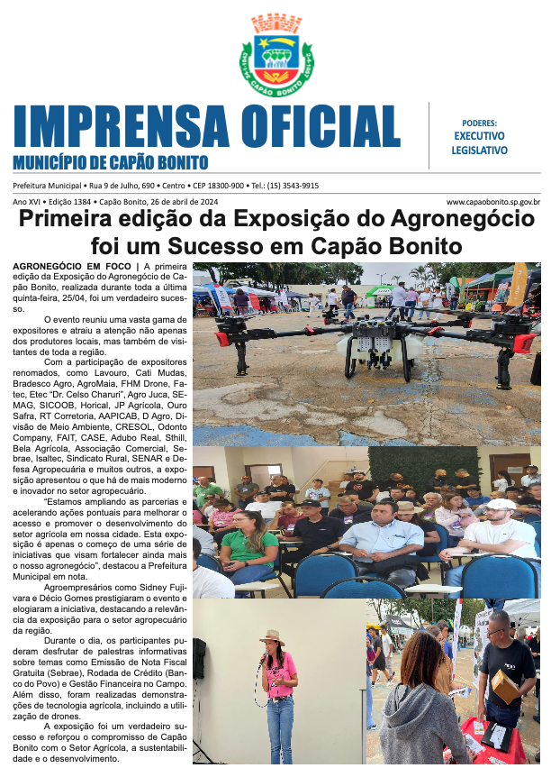 Capa da edição