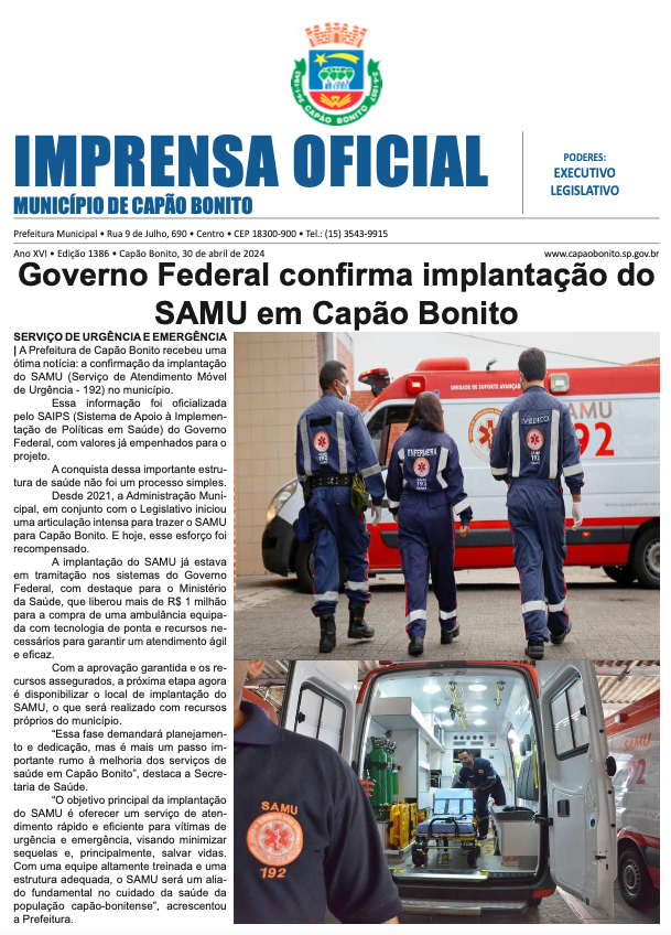 Capa da edição