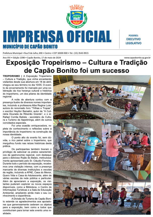 Capa da edição