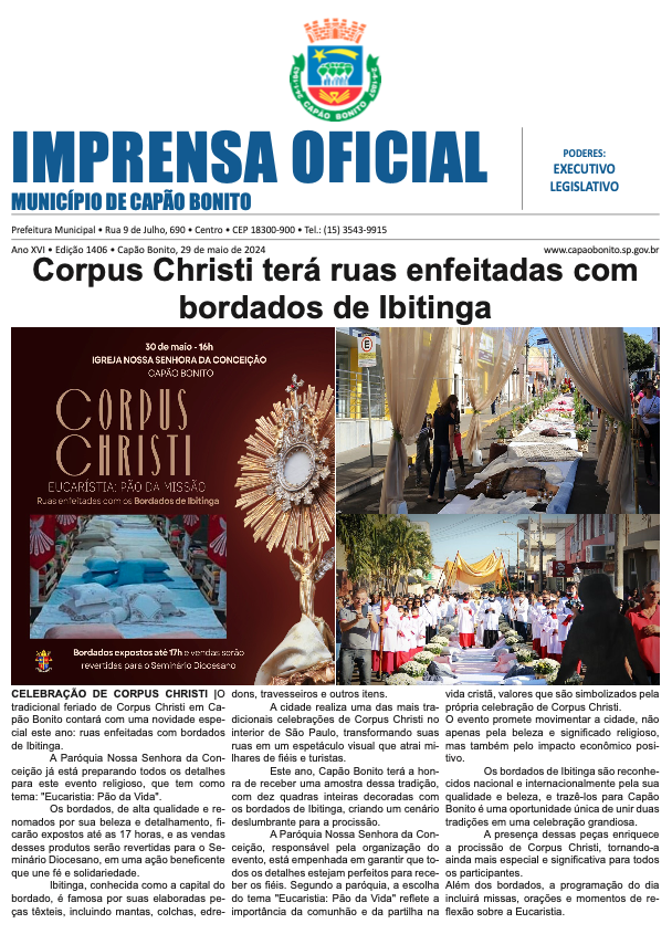 Capa da edição